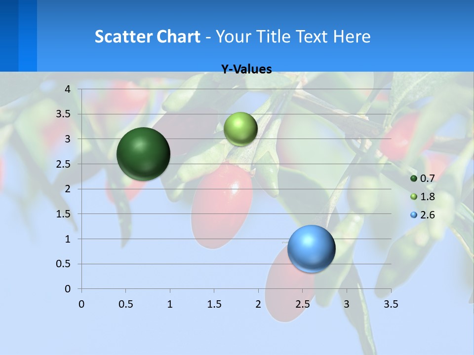 Antiaging Goji Barbarum PowerPoint Template