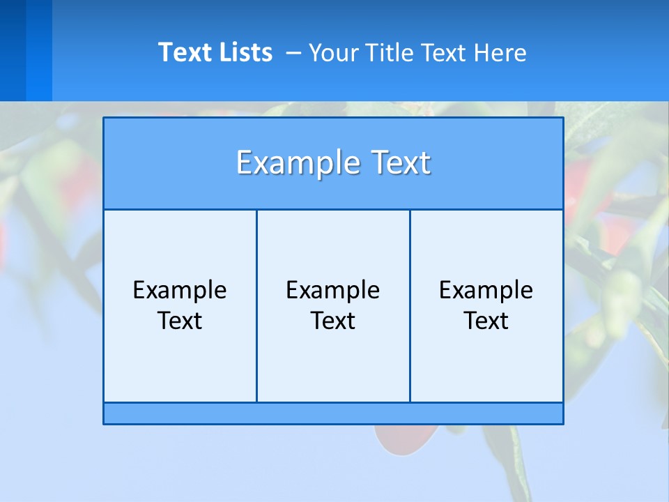 Antiaging Goji Barbarum PowerPoint Template