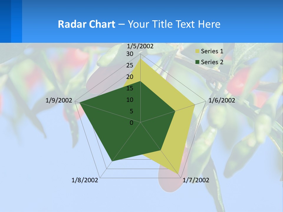 Antiaging Goji Barbarum PowerPoint Template