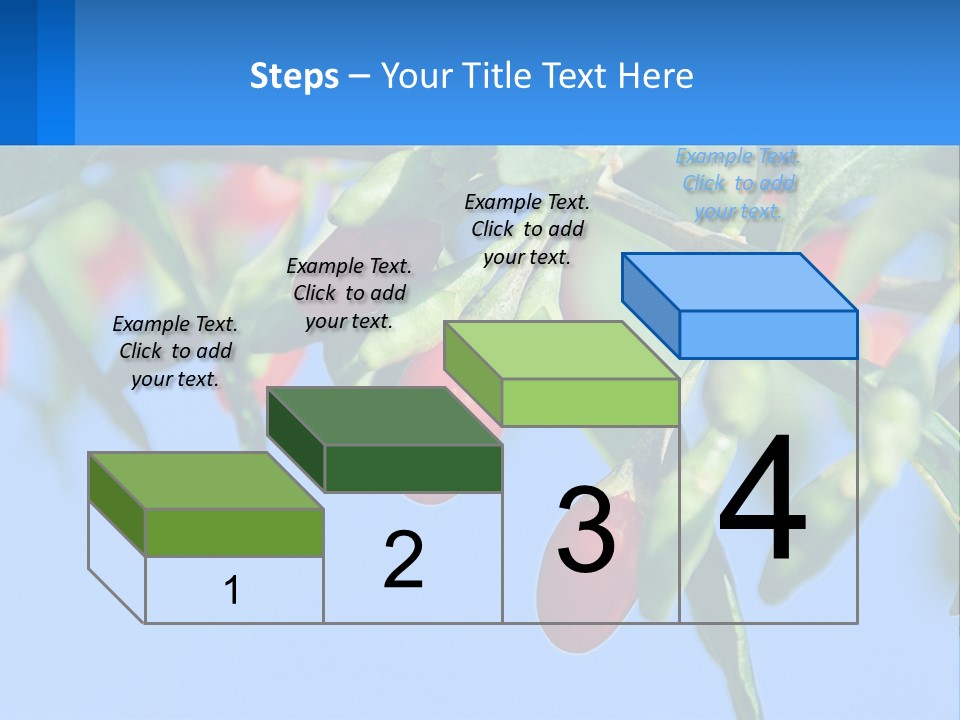 Antiaging Goji Barbarum PowerPoint Template