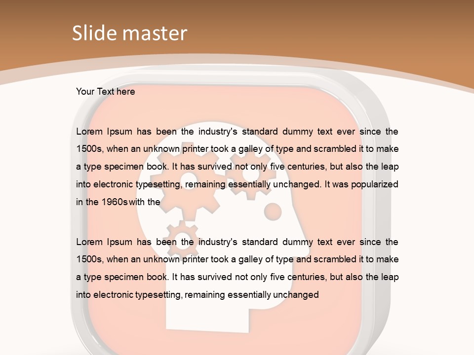 Orange Psychology Clinic PowerPoint Template