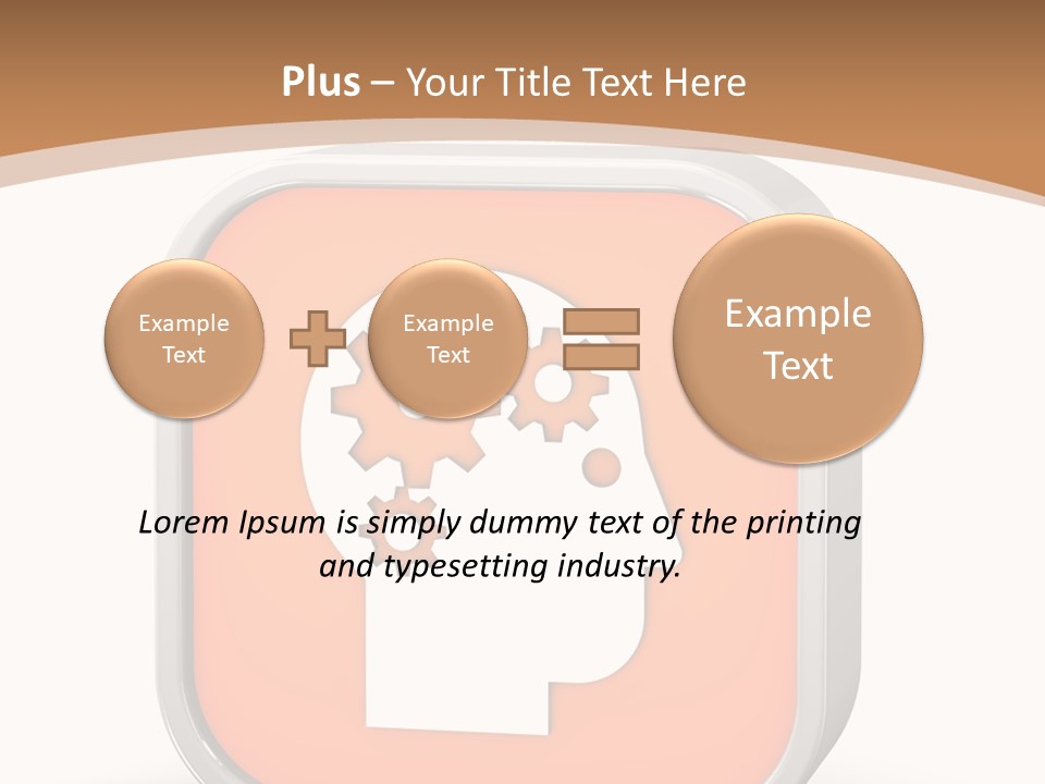 Orange Psychology Clinic PowerPoint Template