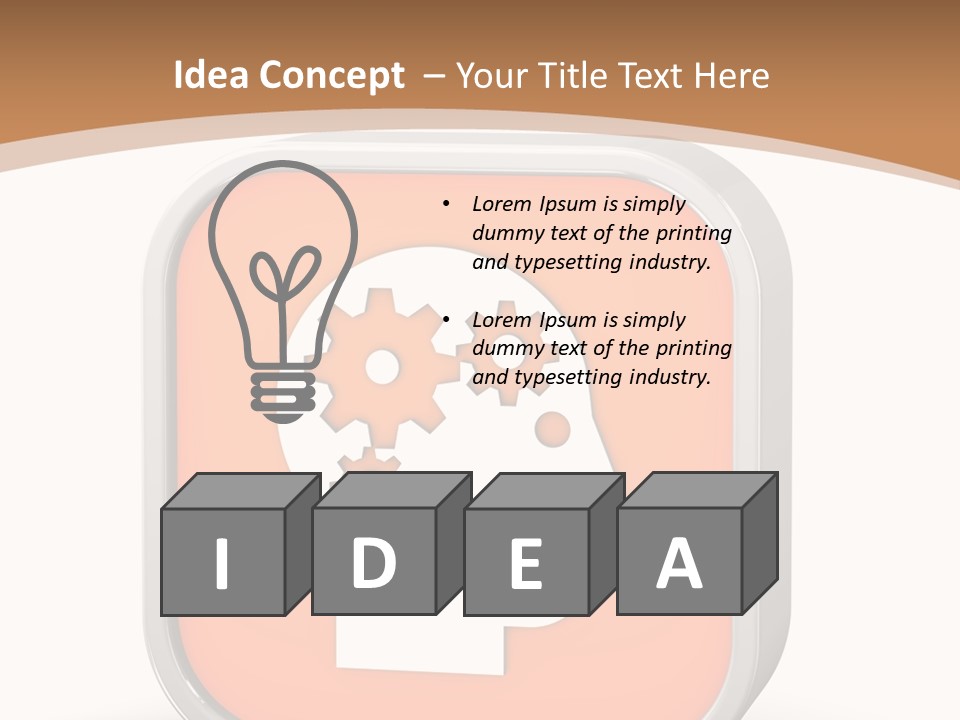 Orange Psychology Clinic PowerPoint Template