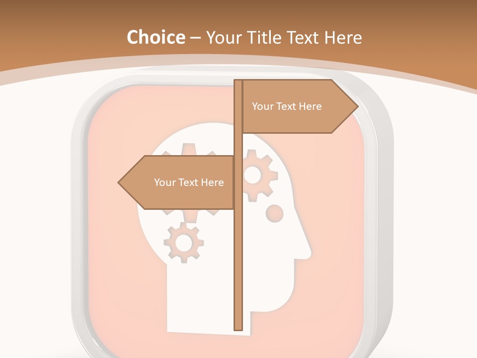 Orange Psychology Clinic PowerPoint Template
