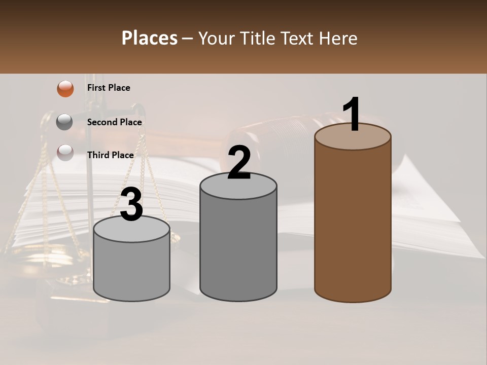 Law Weight Lawyer PowerPoint Template