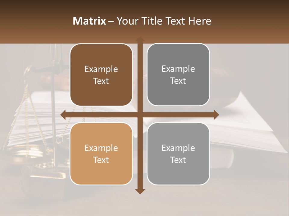 Law Weight Lawyer PowerPoint Template