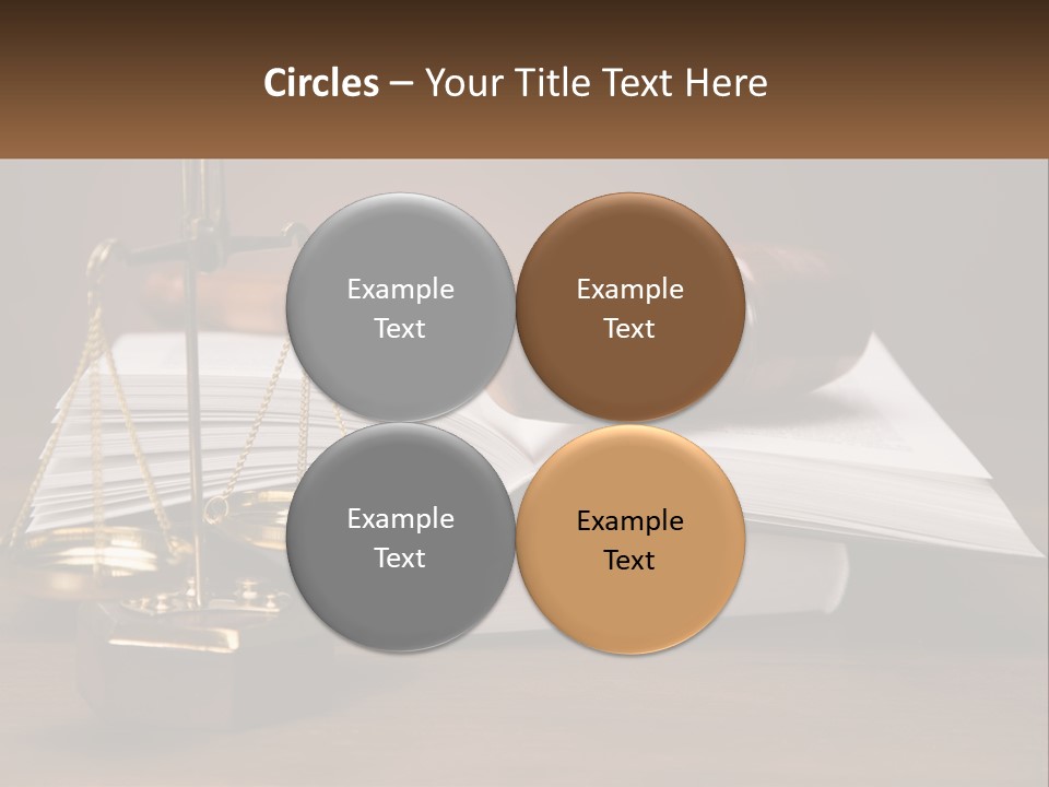 Law Weight Lawyer PowerPoint Template