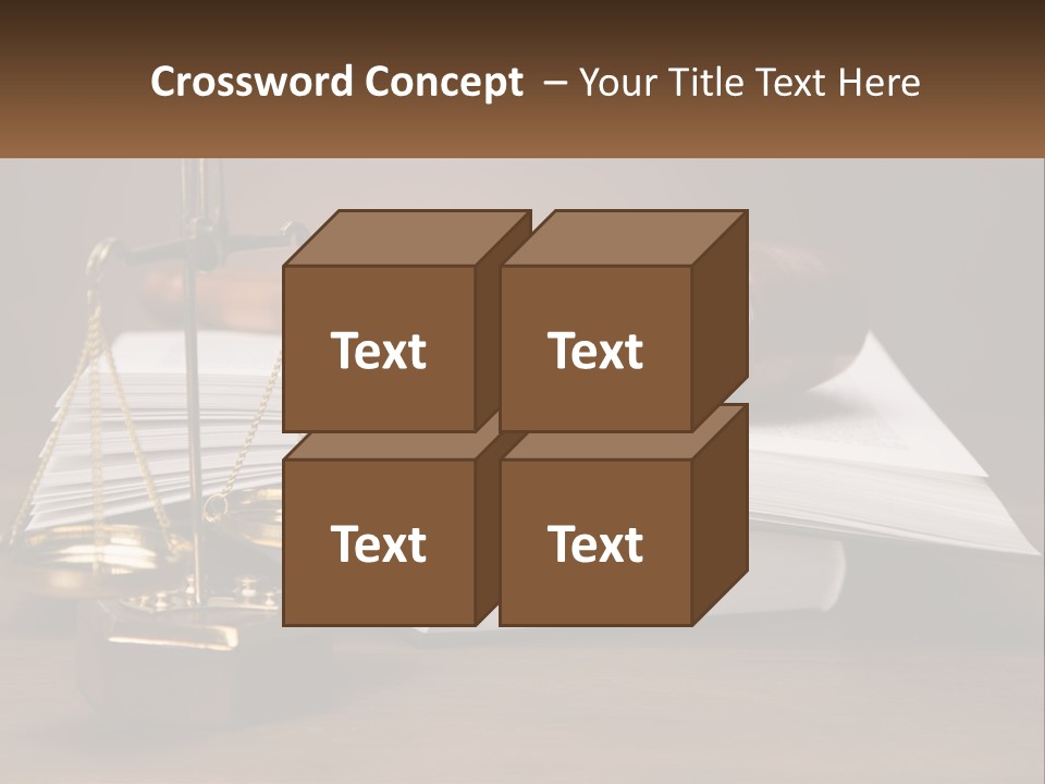 Law Weight Lawyer PowerPoint Template