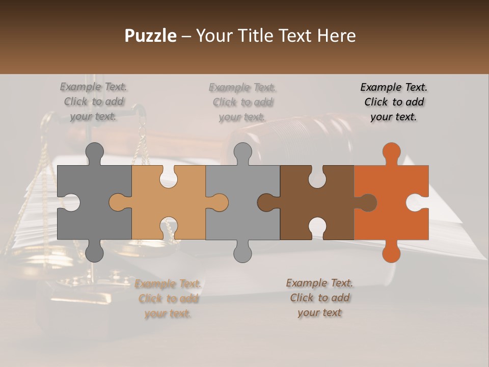 Law Weight Lawyer PowerPoint Template