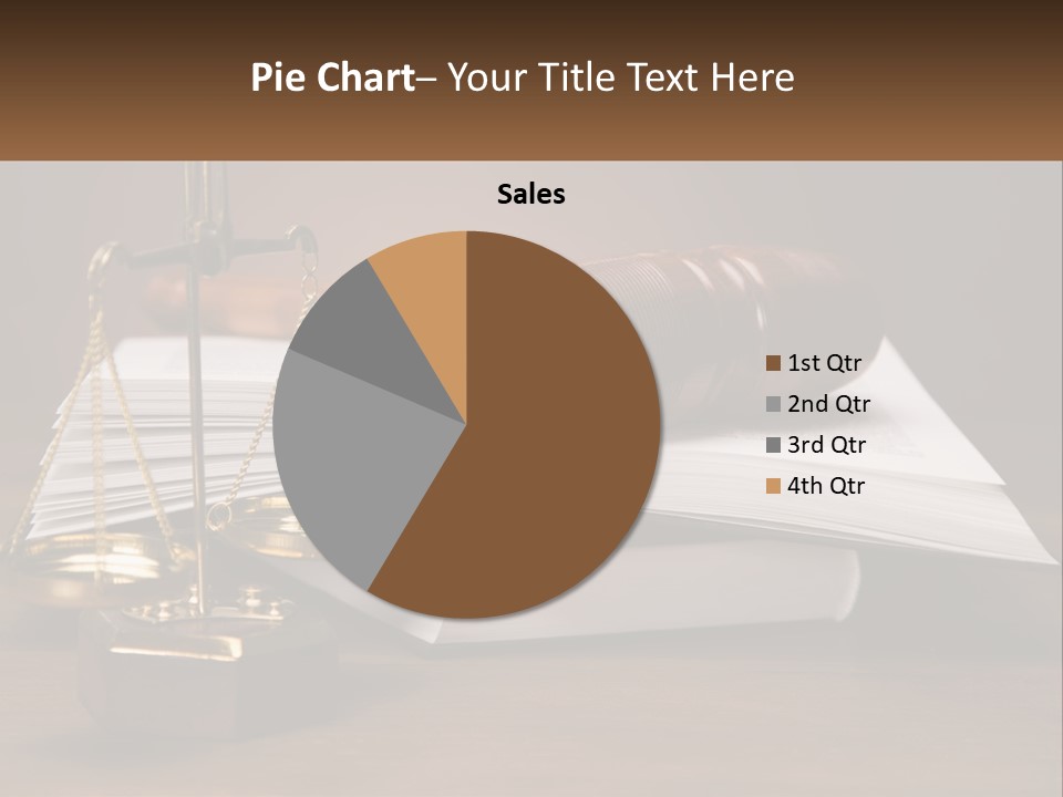 Law Weight Lawyer PowerPoint Template
