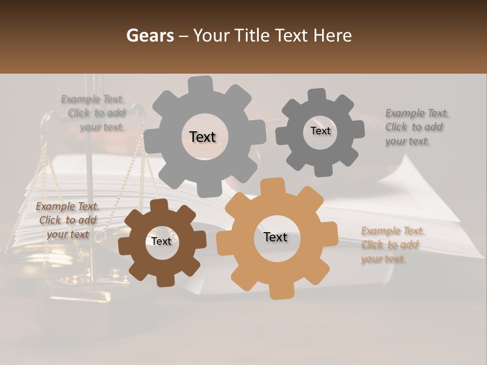 Law Weight Lawyer PowerPoint Template