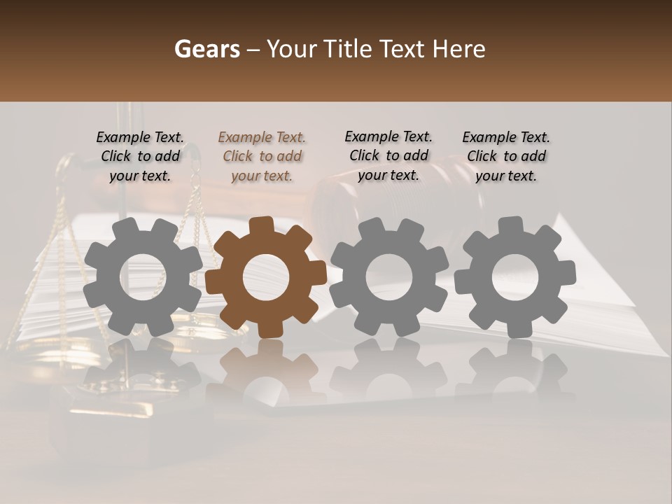 Law Weight Lawyer PowerPoint Template