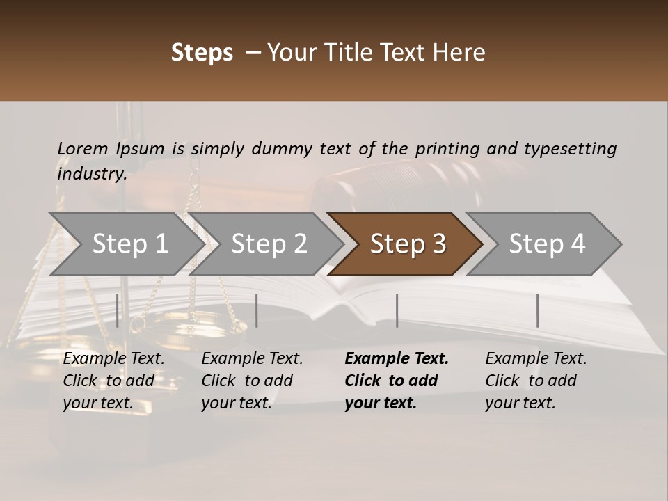 Law Weight Lawyer PowerPoint Template