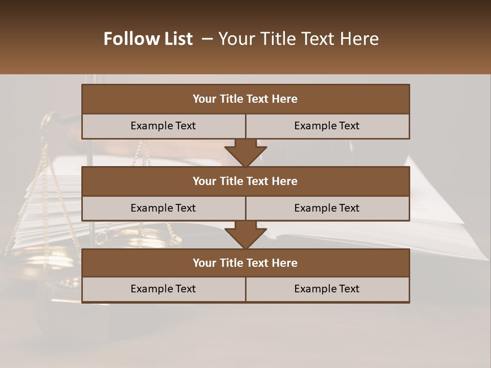 Law Weight Lawyer PowerPoint Template