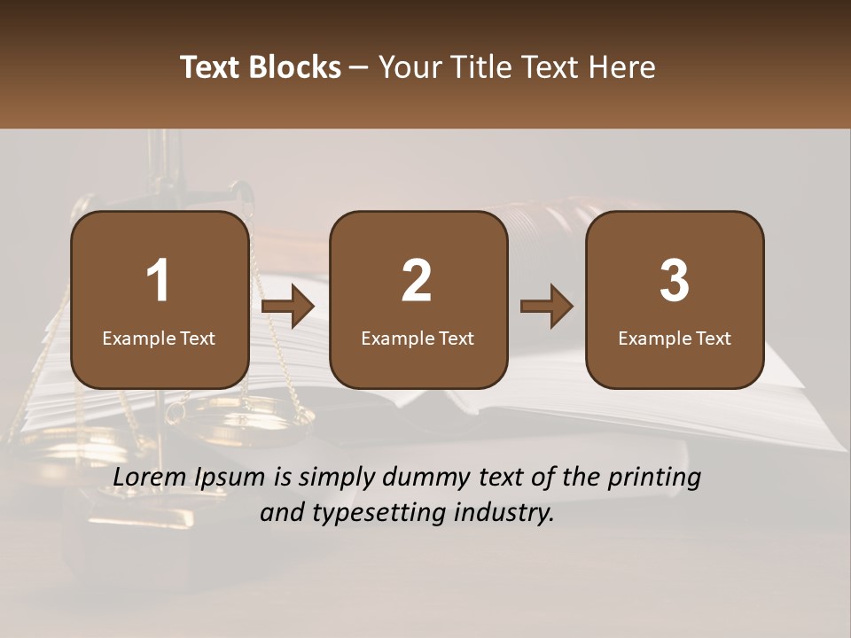 Law Weight Lawyer PowerPoint Template