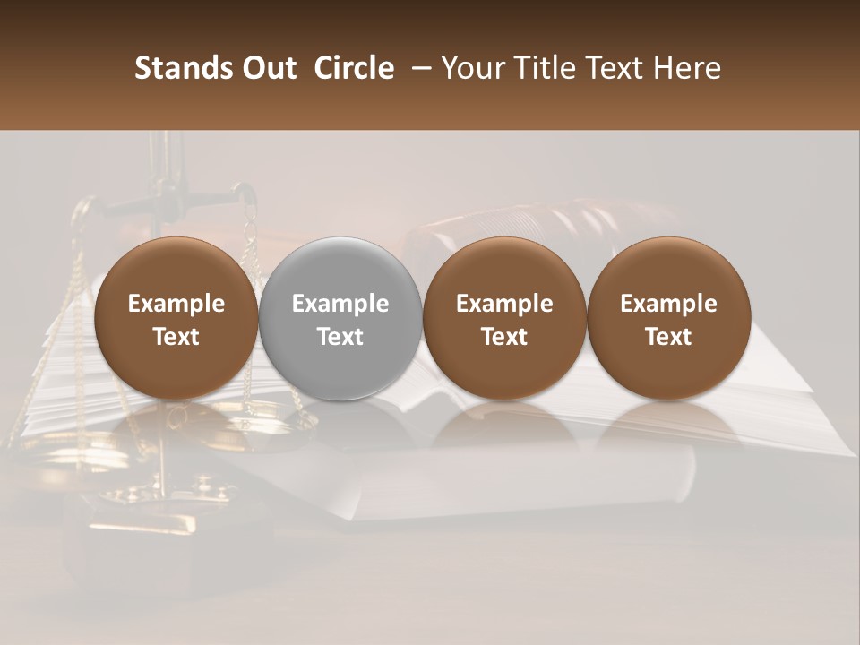 Law Weight Lawyer PowerPoint Template