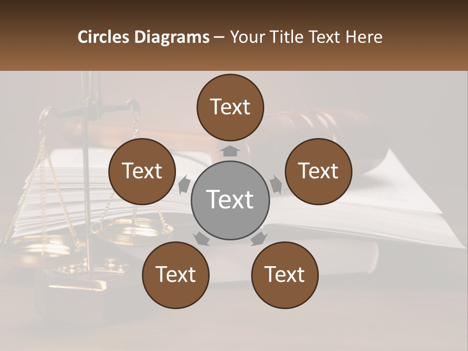 Law Weight Lawyer PowerPoint Template