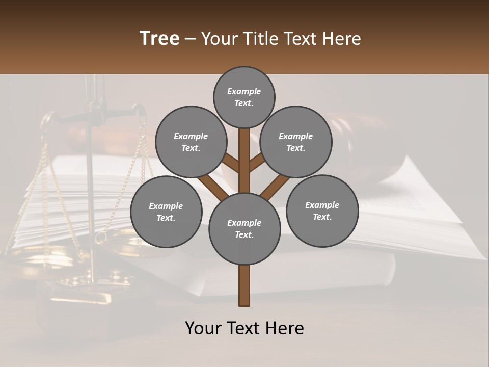 Law Weight Lawyer PowerPoint Template