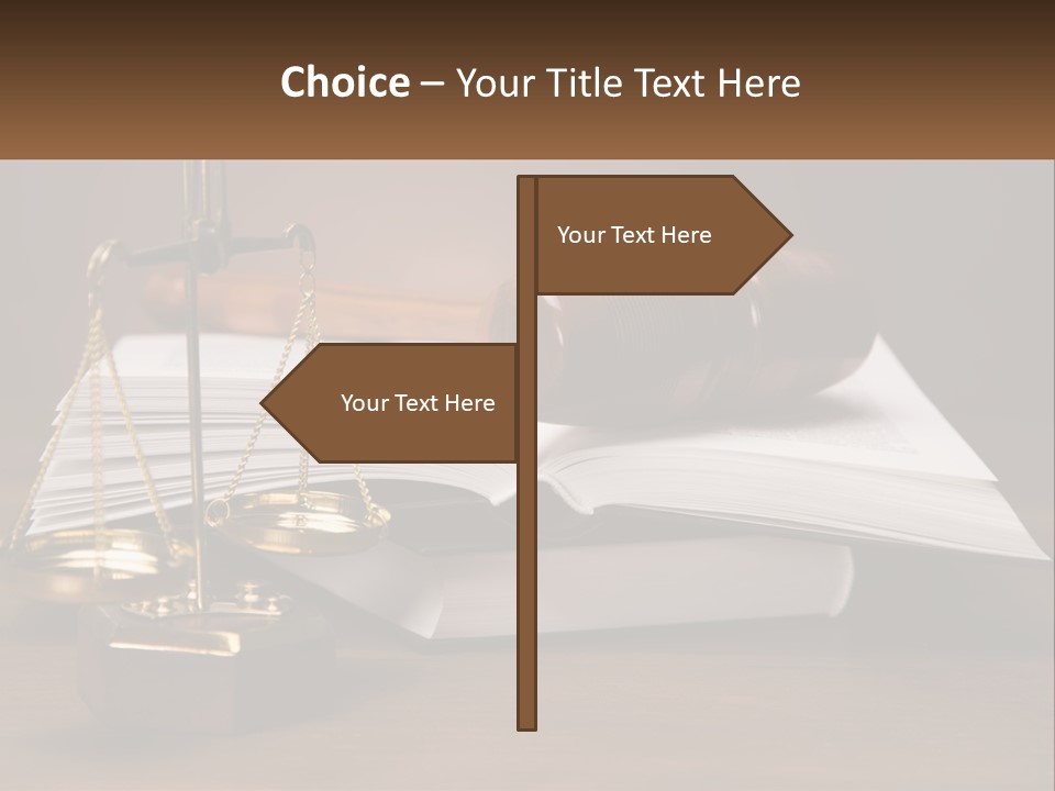 Law Weight Lawyer PowerPoint Template