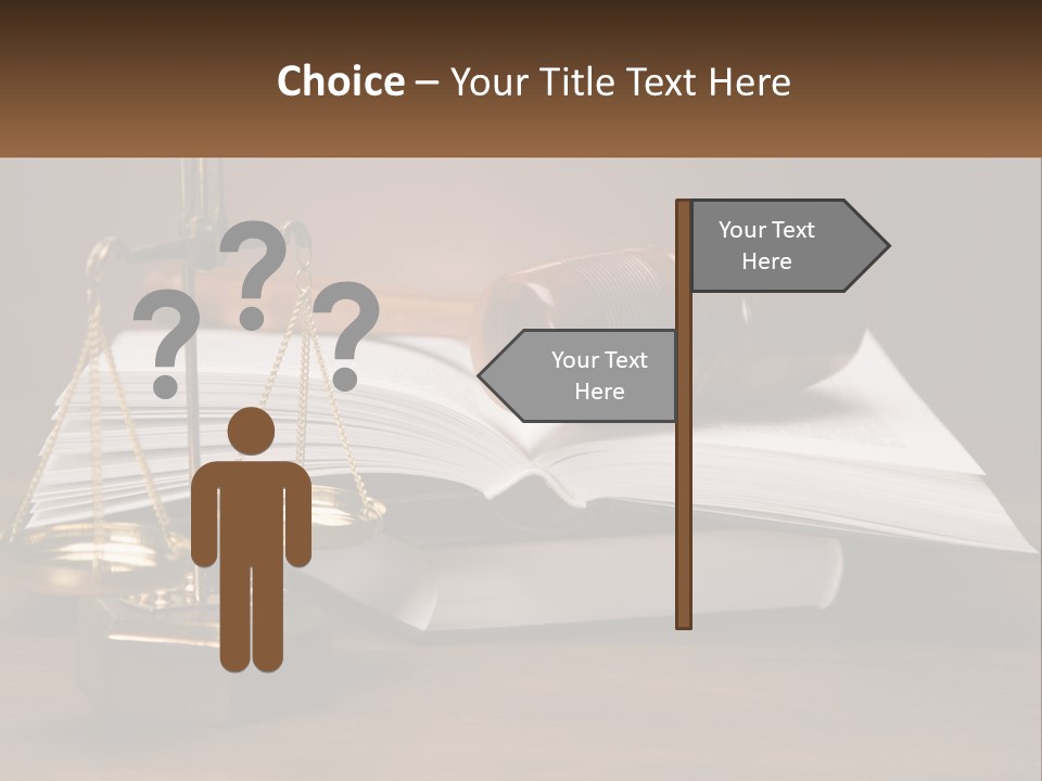 Law Weight Lawyer PowerPoint Template