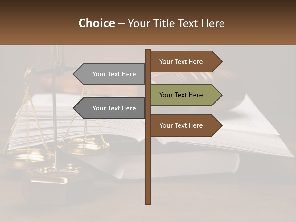 Law Weight Lawyer PowerPoint Template