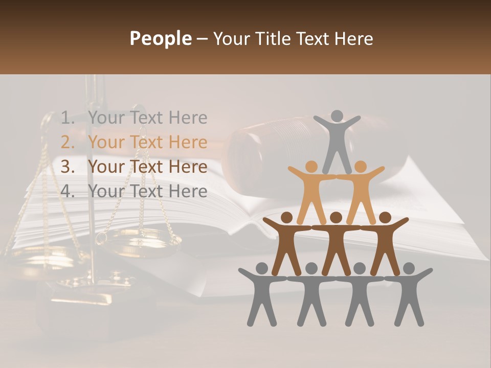 Law Weight Lawyer PowerPoint Template