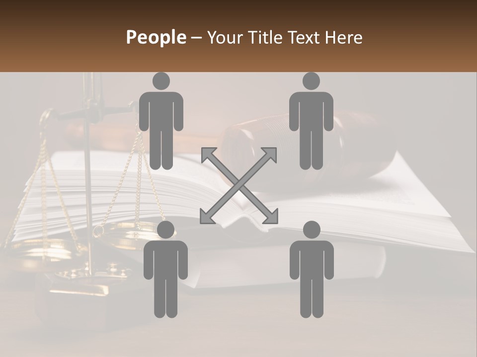 Law Weight Lawyer PowerPoint Template