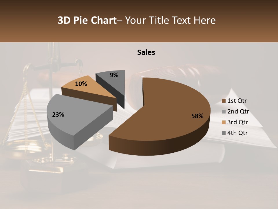 Law Weight Lawyer PowerPoint Template