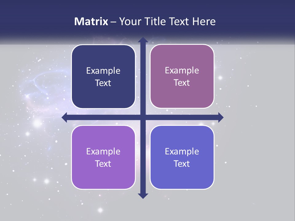 Transparent Nebulae Background PowerPoint Template