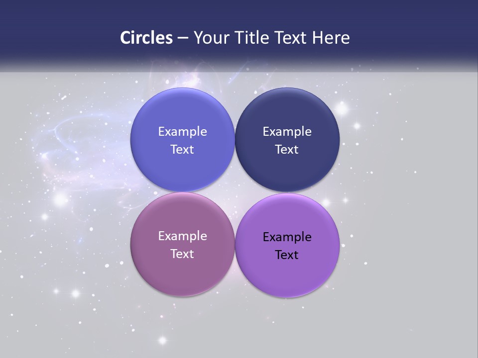 Transparent Nebulae Background PowerPoint Template