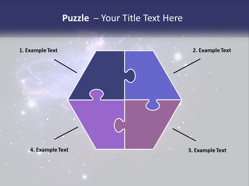 Transparent Nebulae Background PowerPoint Template