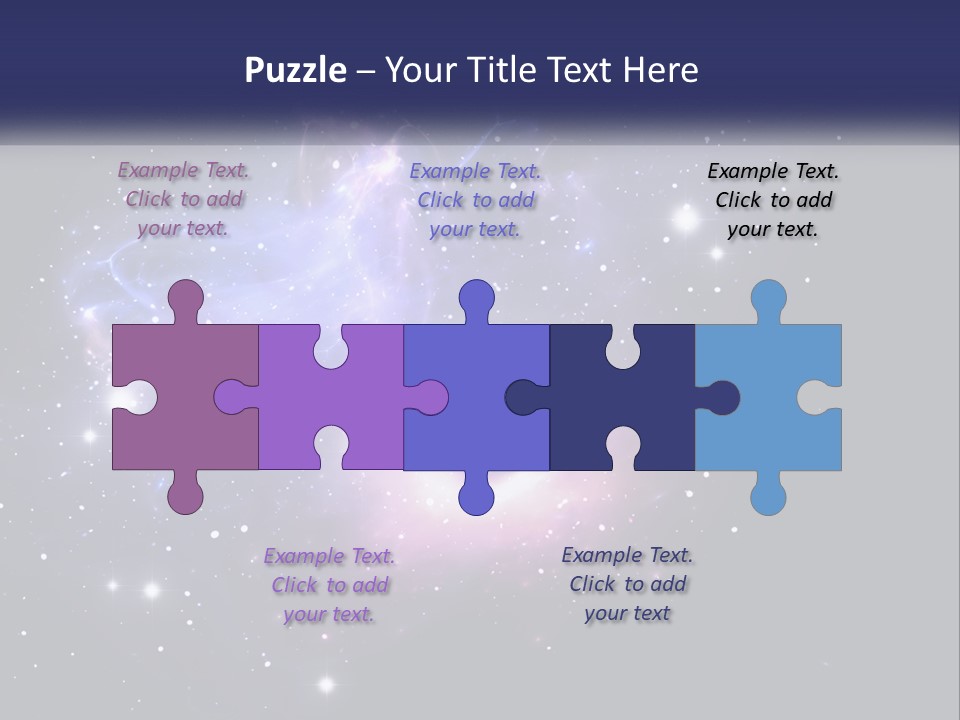 Transparent Nebulae Background PowerPoint Template