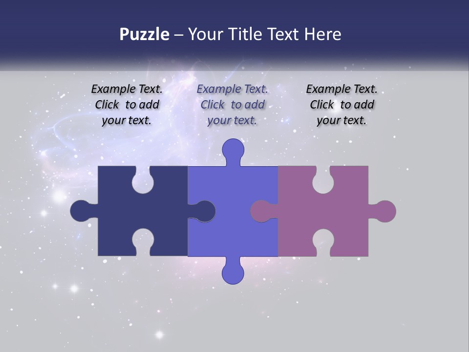 Transparent Nebulae Background PowerPoint Template