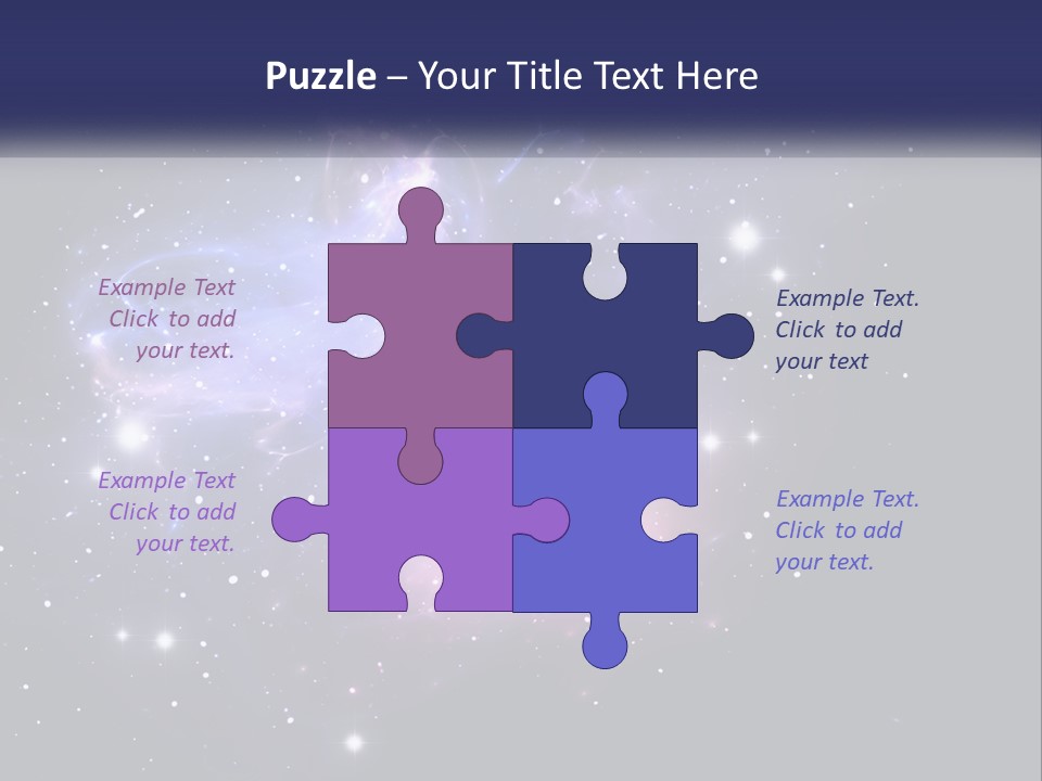 Transparent Nebulae Background PowerPoint Template