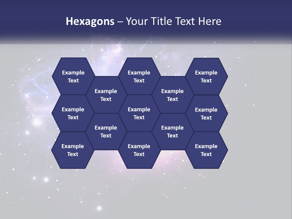 Transparent Nebulae Background PowerPoint Template