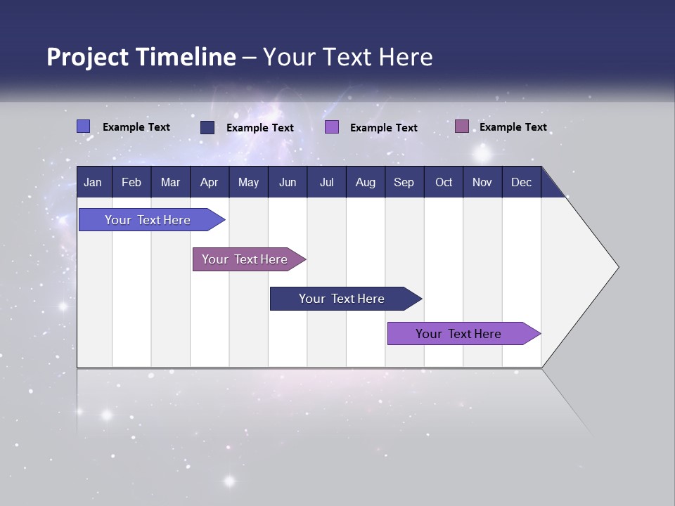 Transparent Nebulae Background PowerPoint Template