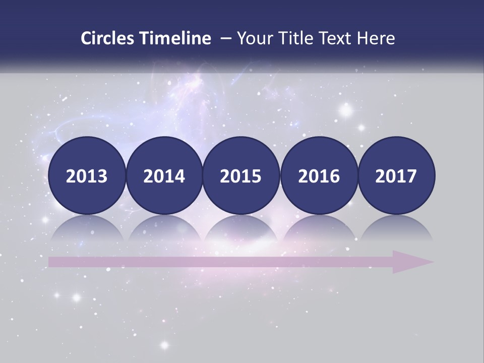 Transparent Nebulae Background PowerPoint Template