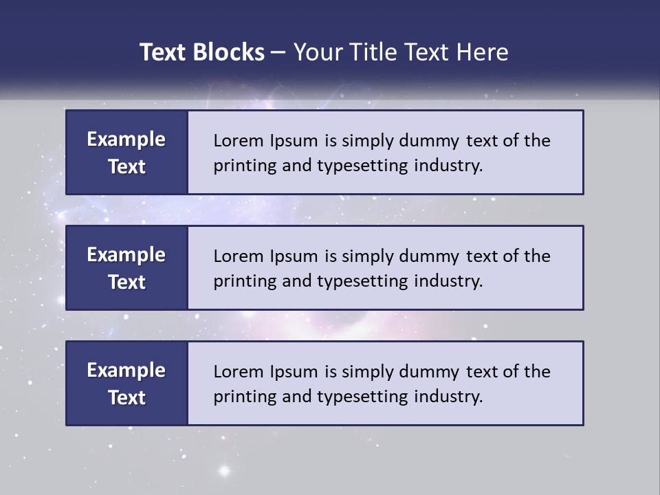Transparent Nebulae Background PowerPoint Template