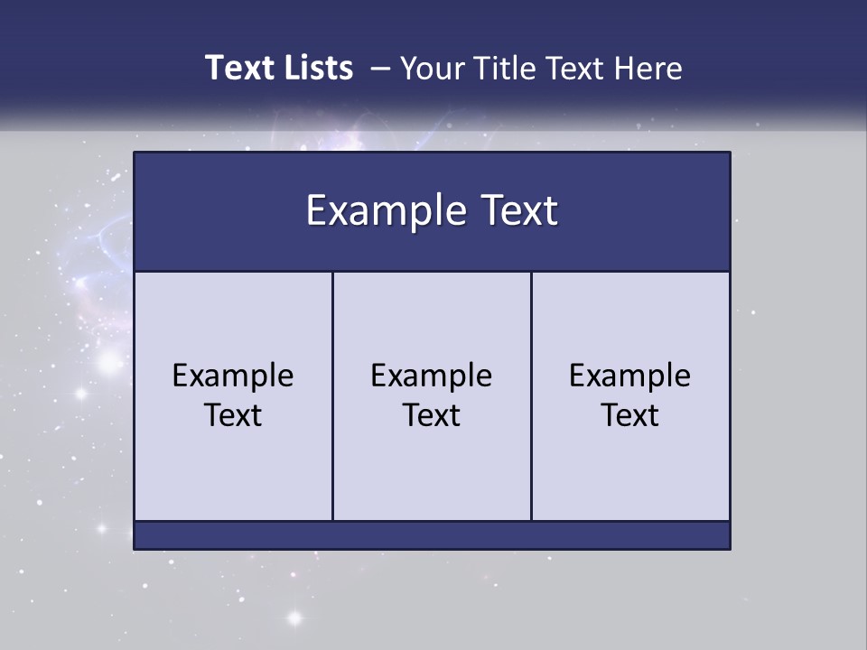 Transparent Nebulae Background PowerPoint Template
