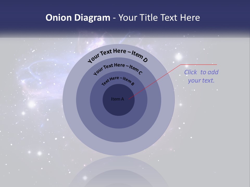 Transparent Nebulae Background PowerPoint Template