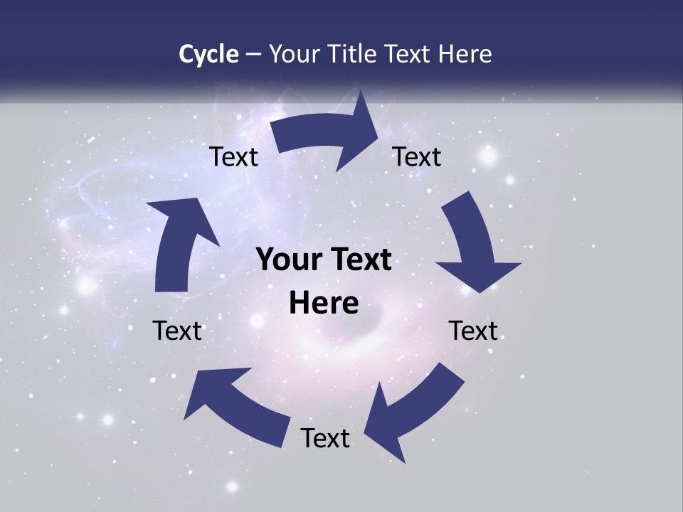 Transparent Nebulae Background PowerPoint Template