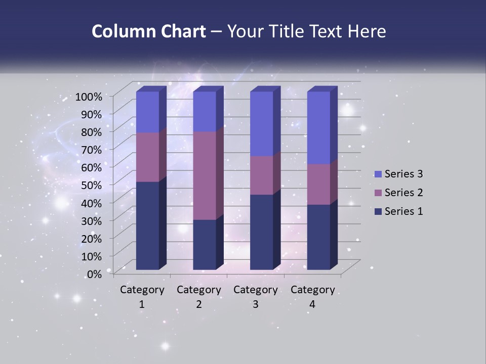 Transparent Nebulae Background PowerPoint Template