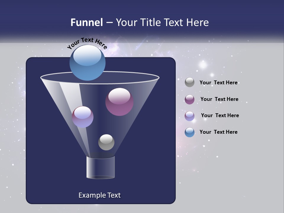 Transparent Nebulae Background PowerPoint Template