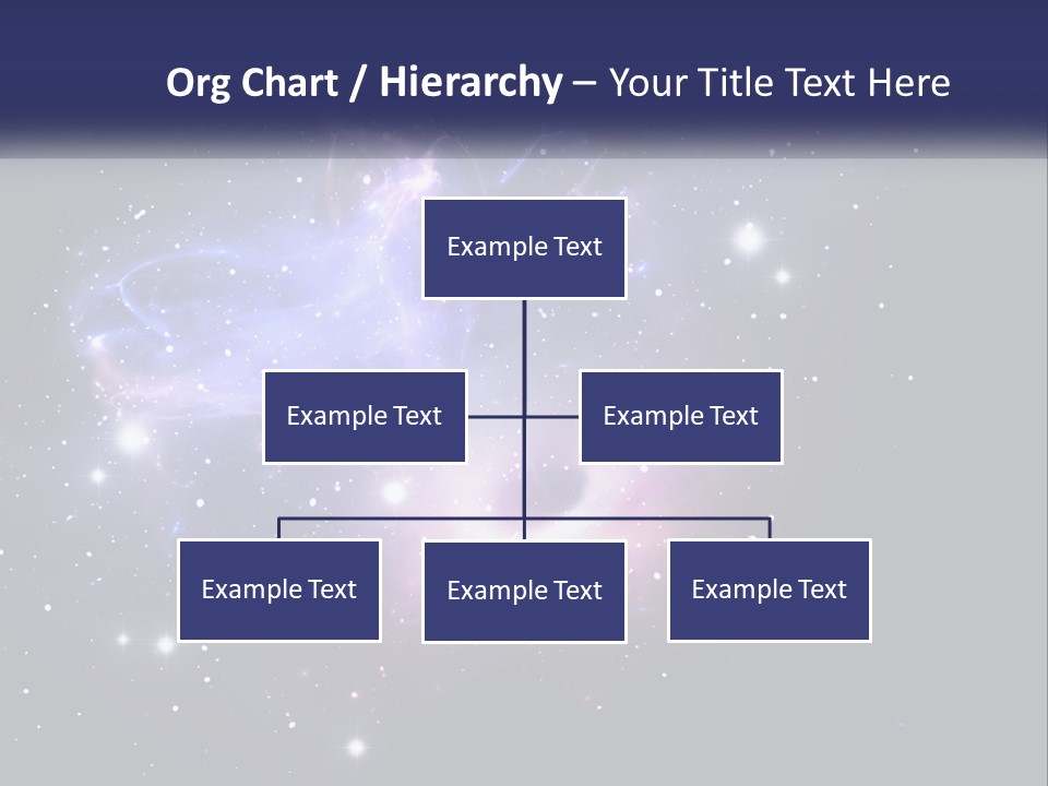 Transparent Nebulae Background PowerPoint Template