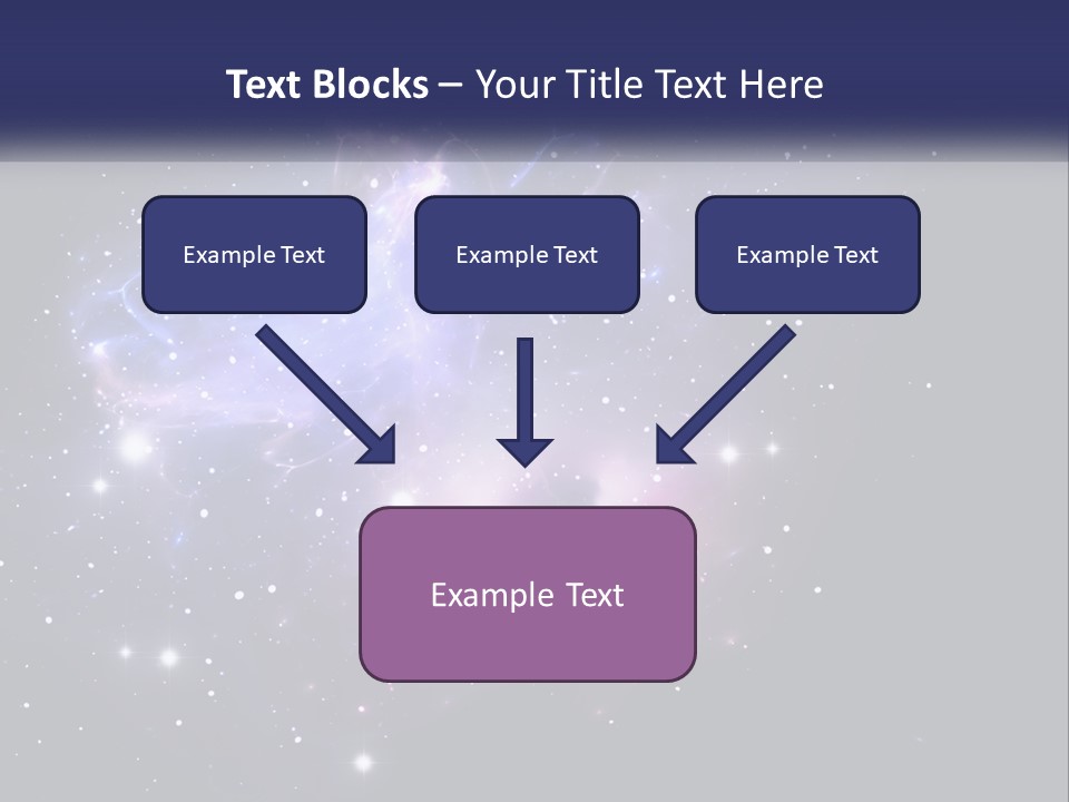 Transparent Nebulae Background PowerPoint Template