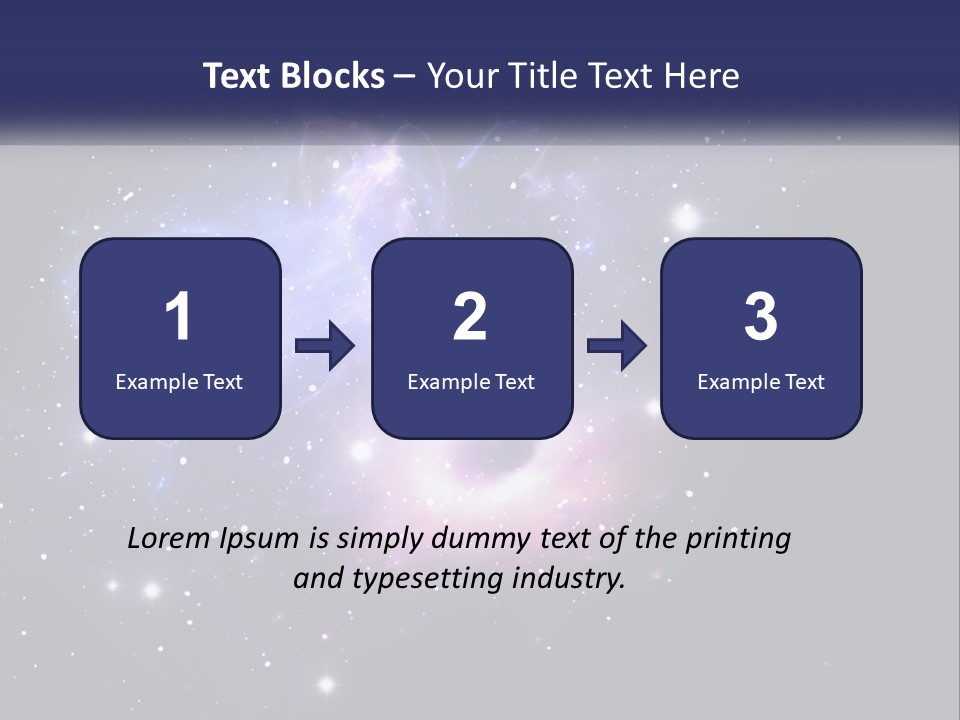 Transparent Nebulae Background PowerPoint Template
