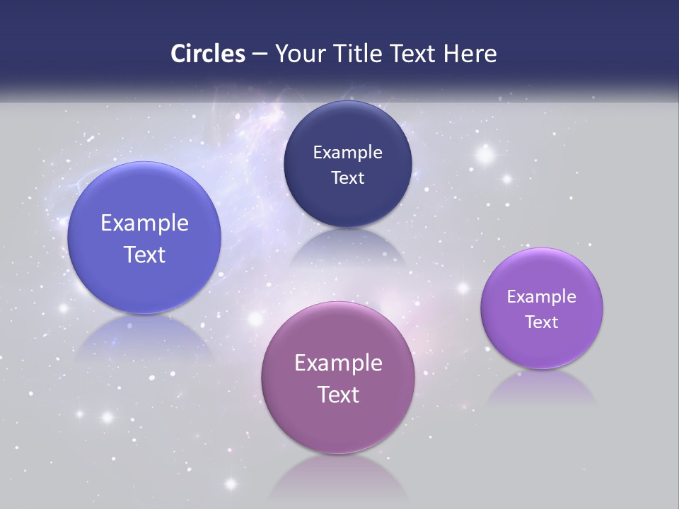 Transparent Nebulae Background PowerPoint Template