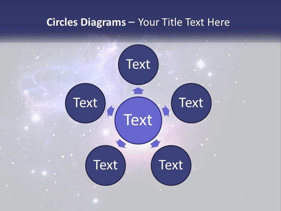 Transparent Nebulae Background PowerPoint Template