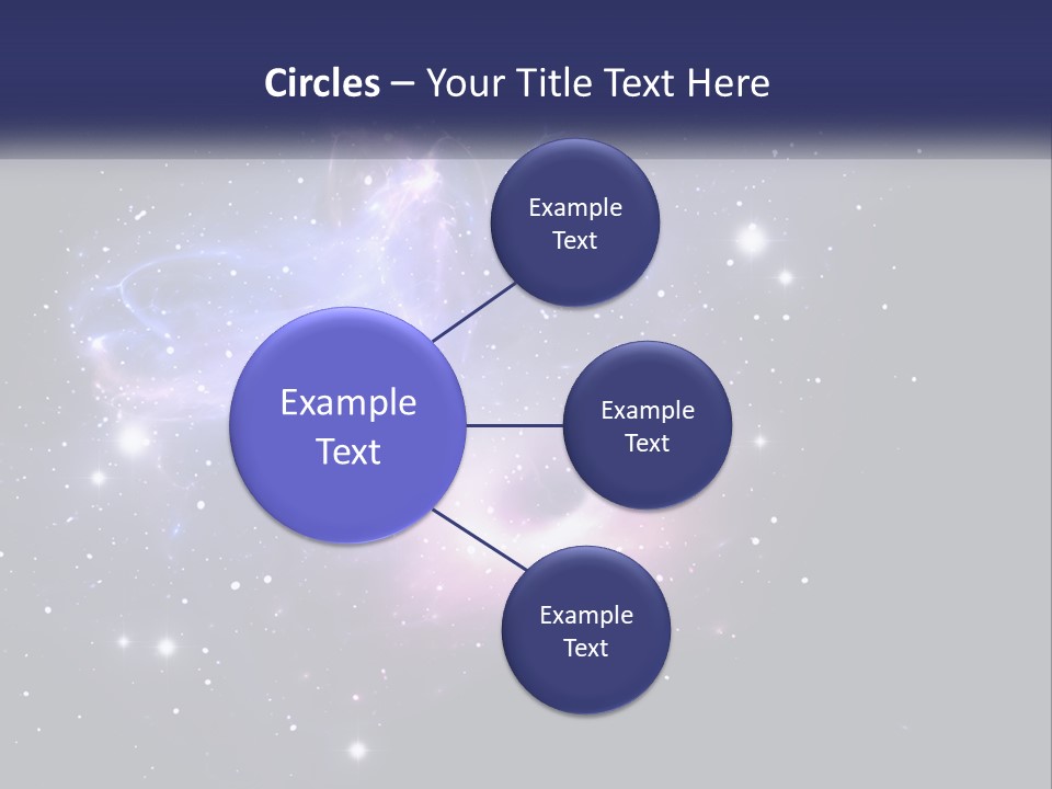 Transparent Nebulae Background PowerPoint Template
