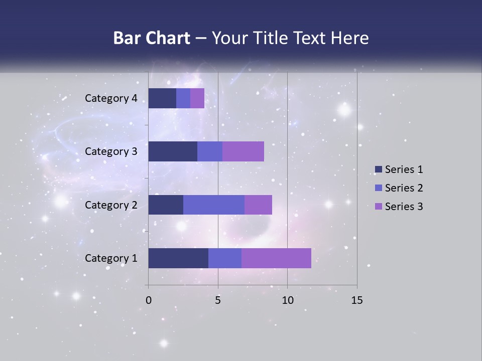 Transparent Nebulae Background PowerPoint Template